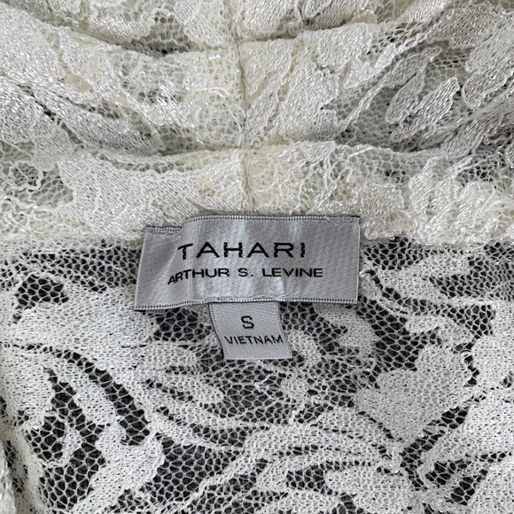 Women's Tahari Ivory Lace Crop Shrug Floral-New without tag - Picture 3 of 12